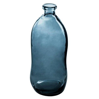 Glass Perdirbto stiklo vaza 73 cm turkis