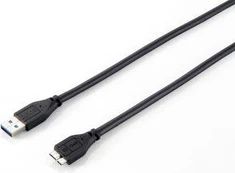 USB kabelis Equip USB-A - USB-B 2 m Juodas (128397)