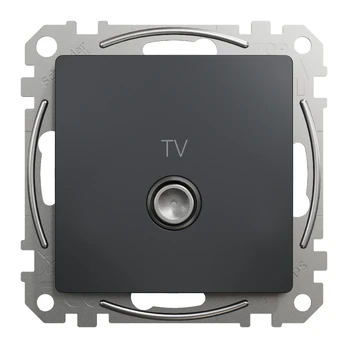Antenos lizdas Schneider Sedna Design, antracito