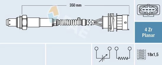 Lambda jutiklis FAE 77498