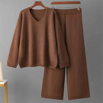 Laisvalaikio kostiumas moterims Basics, rudas, ONE SIZE