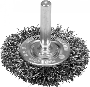 Šveitimo šepetys diskinis, drėlei, INOX Yato | d-50mm