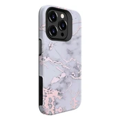 Evelatus iPhone 15 Pro Max Armor dėklas TPU+PC pritaikytas spausdinimo dizainas Marble Apple Silver kaina
