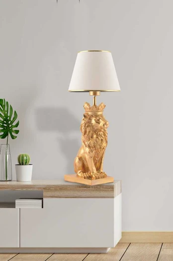 Stalo lempa Lion King - Baltas