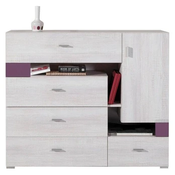 Komoda Meblar Next NX10, smėlio spalvos