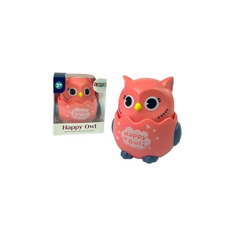 Lean Toys Jutiklinė pelėda, rožinė