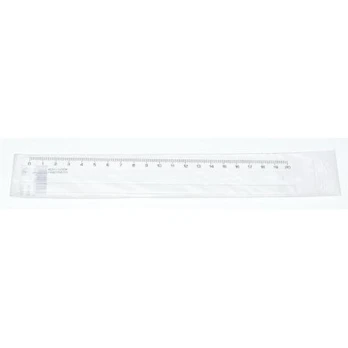 Liniuotė plastm.perm 20cm K-I-
