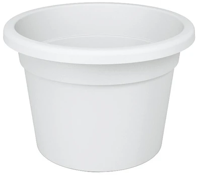 Plastikinis kambarinis vazonas NICOLI PREMIUM, 34,7x24,8cm., baltas