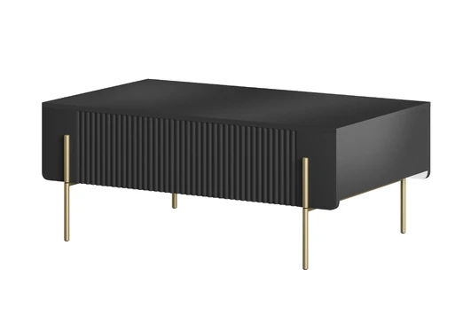 Coffee Table Malmi - Black / Gold Legs