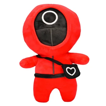 Squid Game guard pliušinis žaislas 23 cm