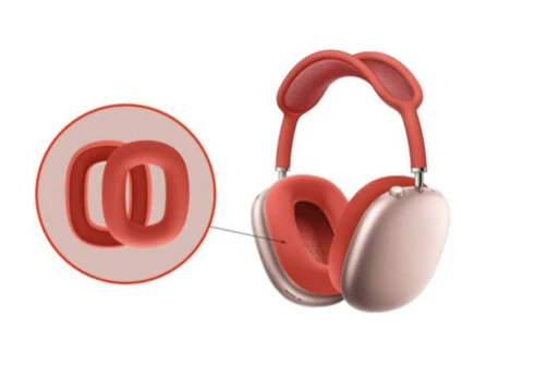 Bluetooth ryšio ausinės su dėklu, rožinės