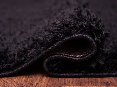Kilimas Shaggy Black, 160 x 220 cm