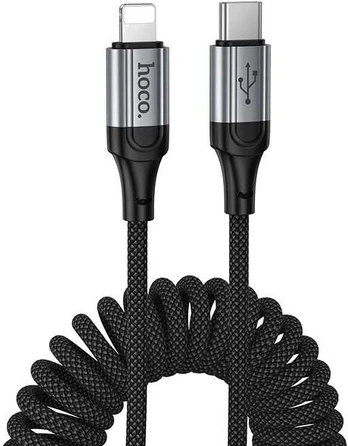 partnertele Cable USB C to Lightning Hoco PD 2,4A 1,5 m X121 juodas