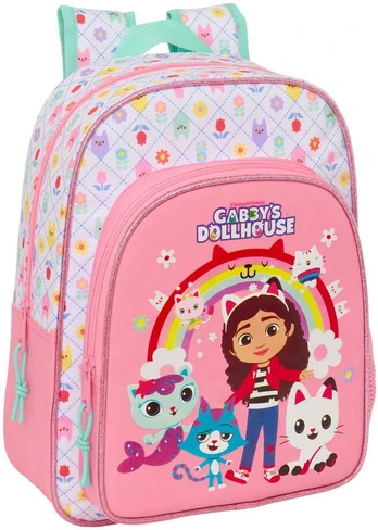 Safta Gabby's Dollhouse adaptable backpack 34cm