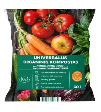 Organinis kompostas universalus BS 30 l