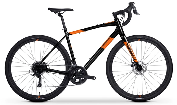 Dviratis Tabou Gravo 2.0 black-orange-XL