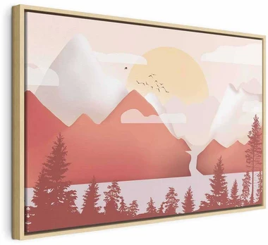 Artgeist Paveikslas - Landscape at Sunset (1 Part) Wide