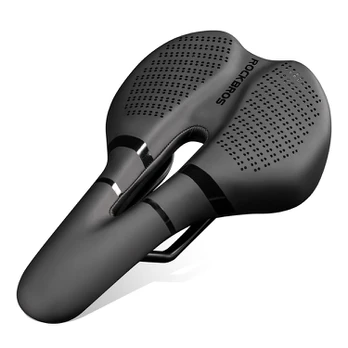 Rockbros 8182 city bicycle saddle, comfortable, anatomical - juodas