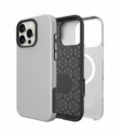 Dėklas Perfectionists Triangle Mag Case Apple iPhone 15 Pro Max sidabrinis