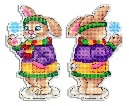 Bunny with a snowflake SR-860