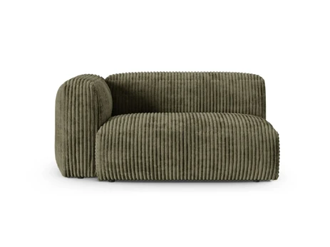 Modul Left, "Martina", 1 Seat, 160x120x75, Moss Green