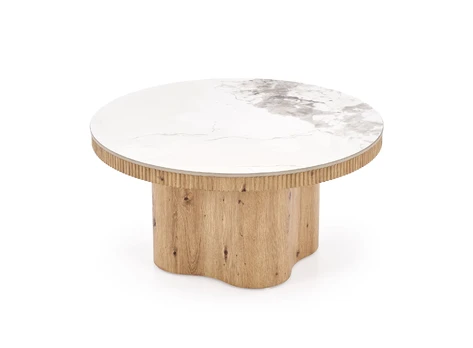 MAGNUM c.table white marble / natural