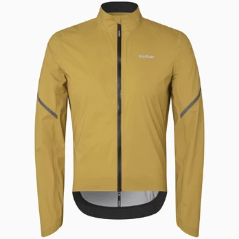 GripGrab RainMaster Waterproof Lightweight vyriška striukė | Mustard Yellow, S