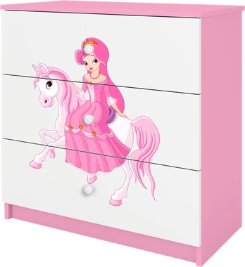 Rožinė Komoda babydreams princesė