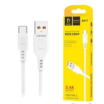 Kabelis DENMEN D01T WHITE