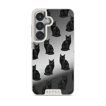 Salem - Samsung Galaxy S25 Case, Elite Mirror Light (Magnetic) / Silver