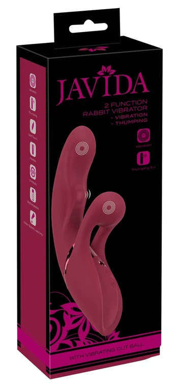 Javida 2 Function Rabbit Vibe Thumpin vibratorius kiškutis