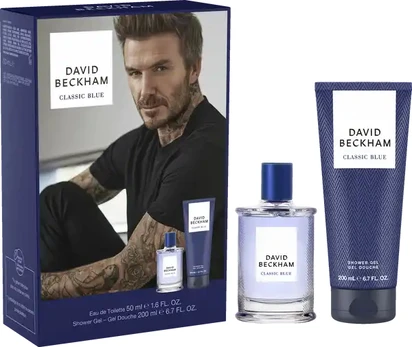 David Beckham - Beckham XMAS Classic Blue EDT 50ml + Shower Gel 200ml