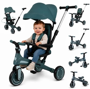 Vaikiškas triratis „Tiny Bike“ 5in1