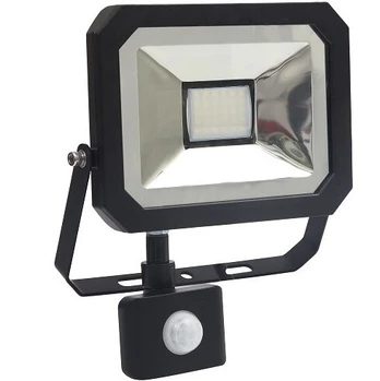 LED lauko prožektorius su judesio davikliu G.LUX GR-LED-FL-20W-SENSOR juodas
