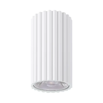 Lubinis LED šviestuvas 8W – cilindrinis, baltas, DALI/Mygtukinis reguliavimas
