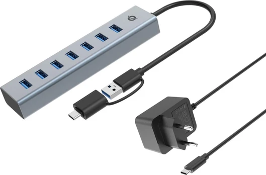 Centrai sąsajai Conceptronic HUBBIES21GP Pilkas
