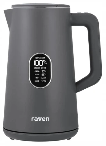 Elektrinis virdulys Raven EC024A su temperatūros reguliavimu, 1,5 l, 1800 W
