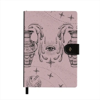 Aquarius - Notebook, A5 (14.8 x 21cm) / Dotted / Pink