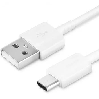 Samsung EP-DN930CWE USB-A į USB-C laidas 3A 1.2m, baltas (Bulk)