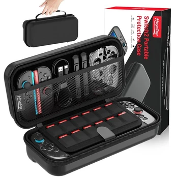 Dėklas Nintendo Switch 2 Konsolės Apsauginis Dangtelis Juodas
