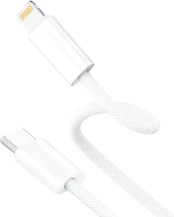 D-Fruit cable USB-C - Lightning 1m, white (DF118) kaina