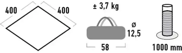 High Peak Tarp 2 gy | 10034