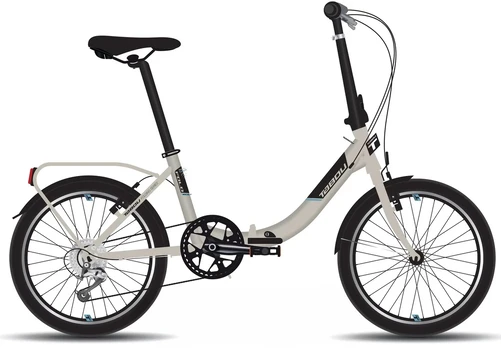 Dviratis Tabou Fold ECO pilkas-mėlynas