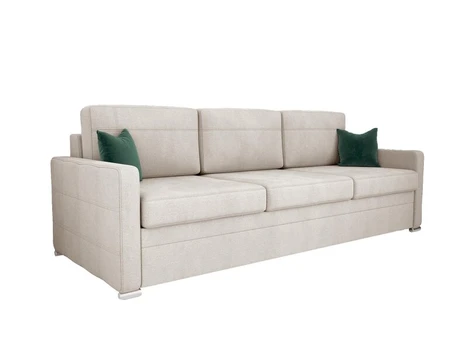 Trivietė sofa - lova AVANT DL, smėlio