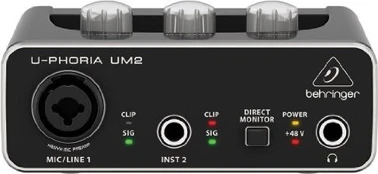 Garso plokštė Behringer U-Phoria UM2