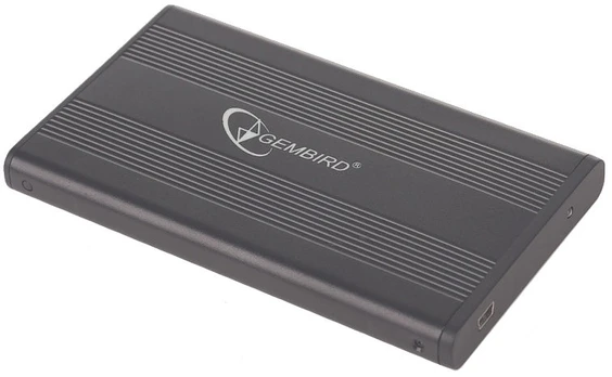 Gembird EE2-U2S-5 saugojimo diskų korpusas HDD korpusas Juoda 2.5"