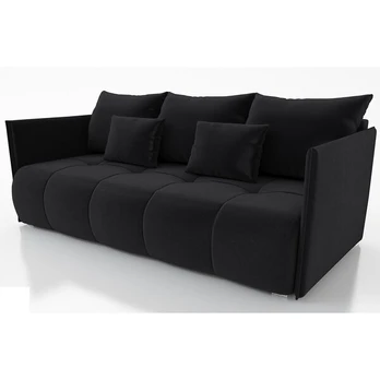 Sofa-lova Nesta, juoda, gobelenas