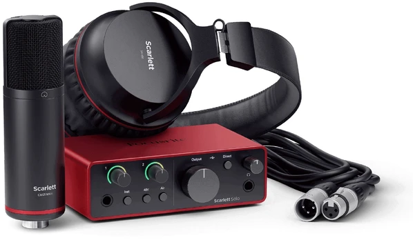 Įrašų kūrimo komplektas Focusrite Scarlett Solo Studio 4th Gen