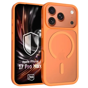 Dėklas Apple iPhone 17 Pro Max - 3mk Hardy Hazy MagCase Orange