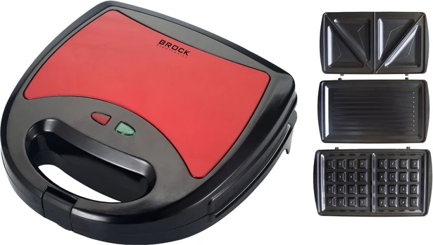 Sumuštinių keptuvė - vaflinė Brock SSM 2003, 750 W